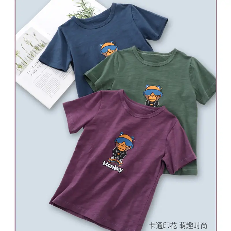 Boys T-Shirts Summer Thin Breathable Kids T-Shirt - Image 4