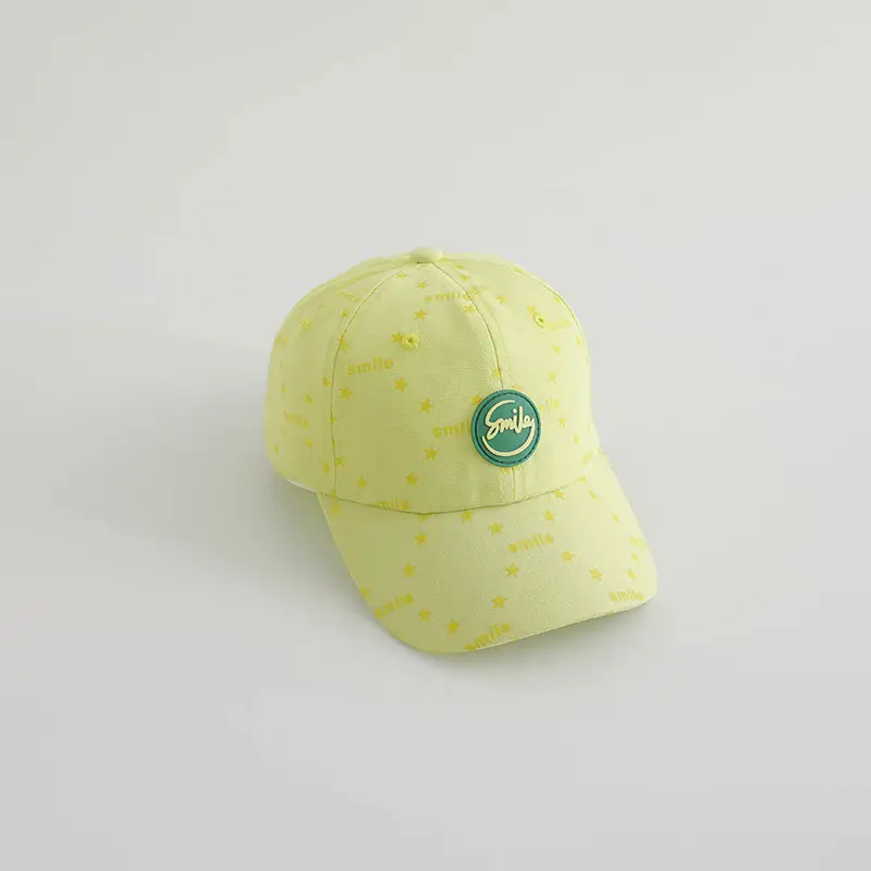 Kids Suncap Korean Style Star Luminous Print Brown — feature 12