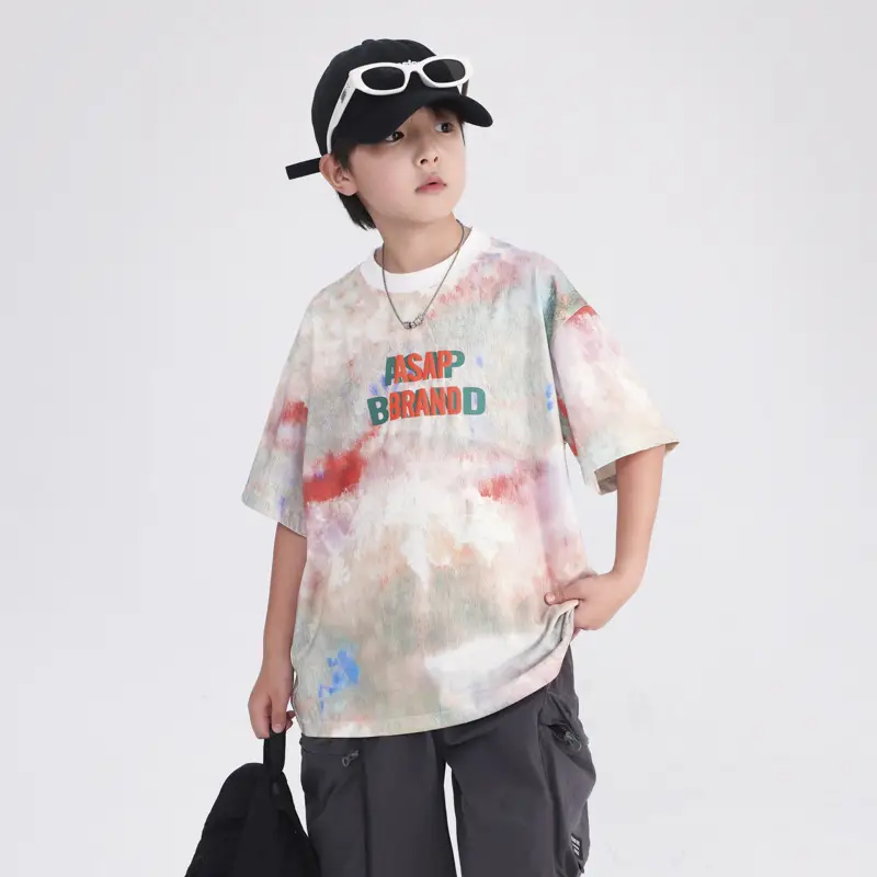 Boys Tie-Dye Short Sleeve T-Shirt 2026 - Image 2