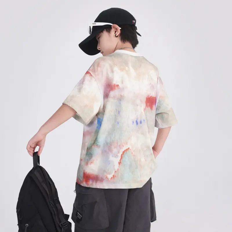 Boys Tie-Dye Short Sleeve T-Shirt 2026 - Image 3