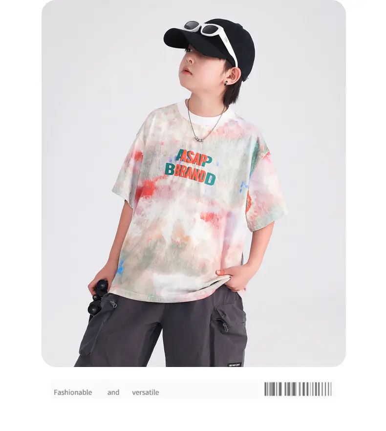 Boys Tie-Dye Short Sleeve T-Shirt 2026 — feature 8