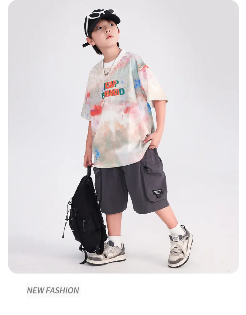 Boys Tie-Dye Short Sleeve T-Shirt 2026 — feature 9