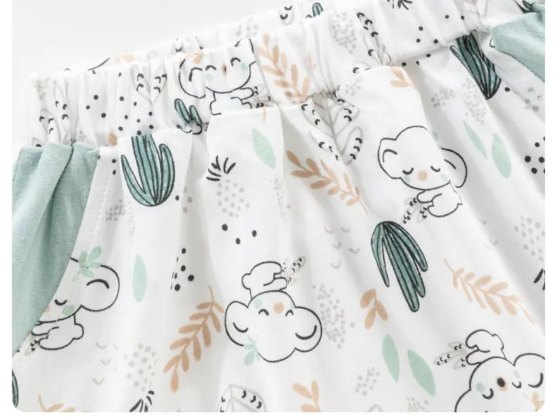 Baby Cotton Cactus Shorts Set Summer Thin Boys — feature 24