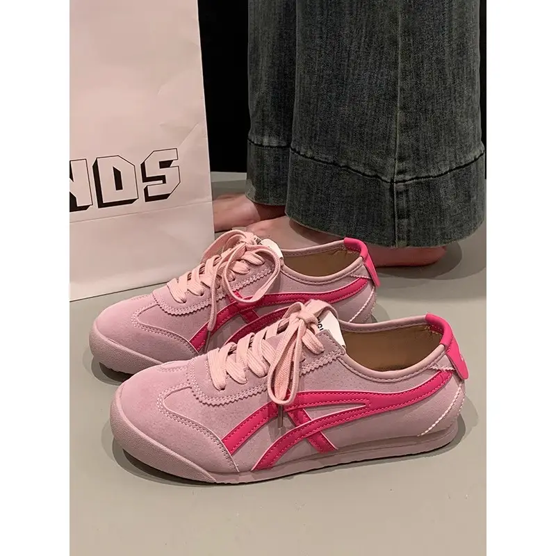 Pink Lace German Training Shoes 2025 Spring New