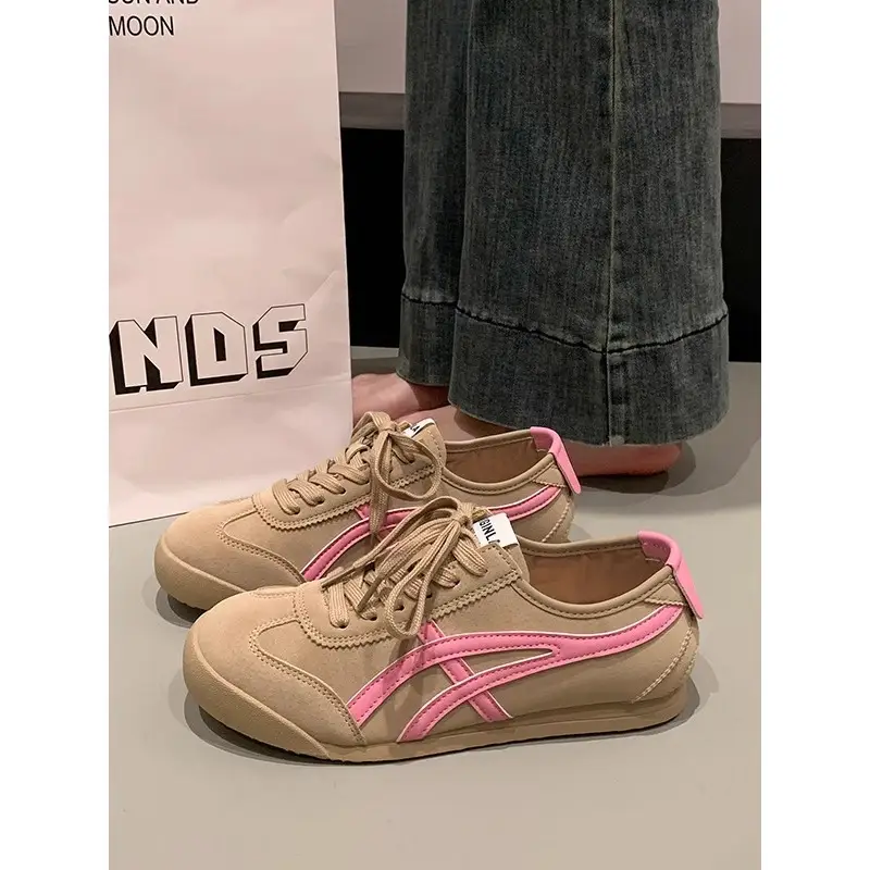 Pink Lace German Training Shoes 2025 Spring New
