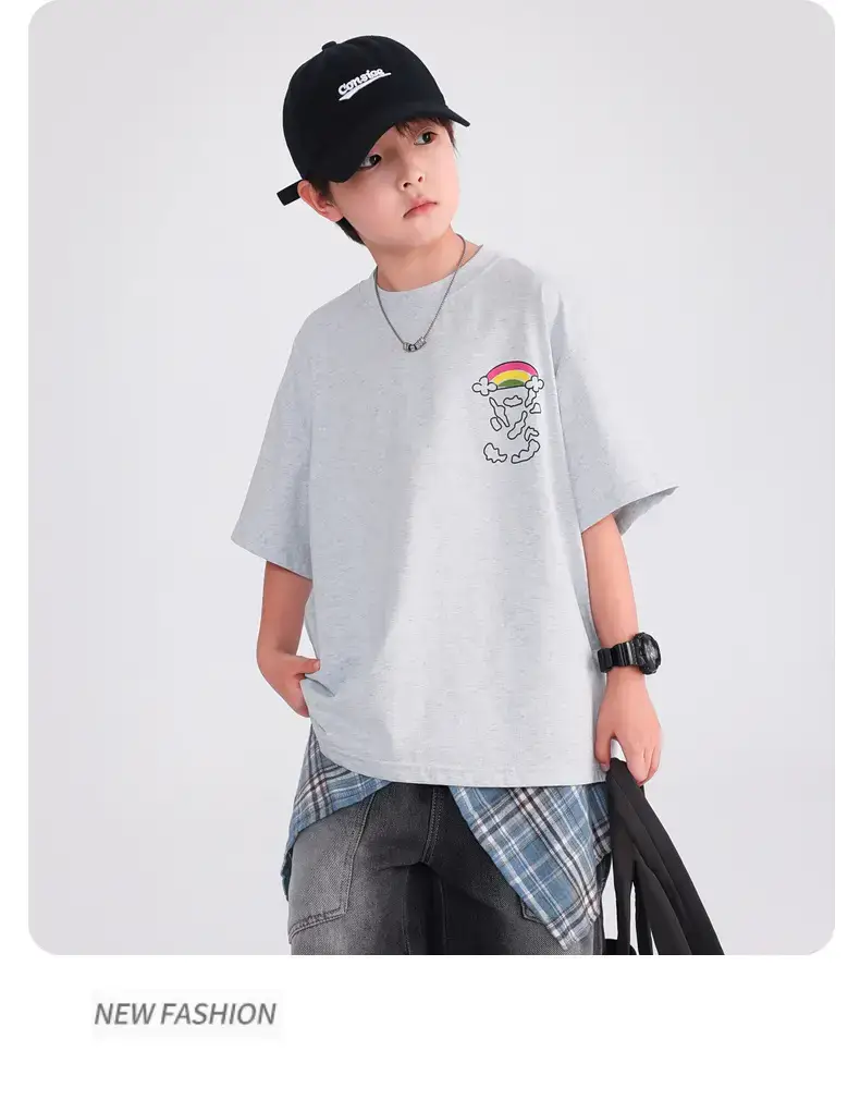 Boys Korean Style Loose T-Shirt 2026 — feature 11
