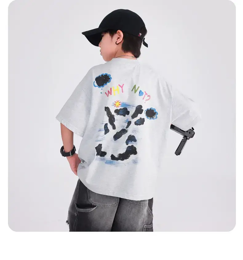 Boys Korean Style Loose T-Shirt 2026 — feature 12