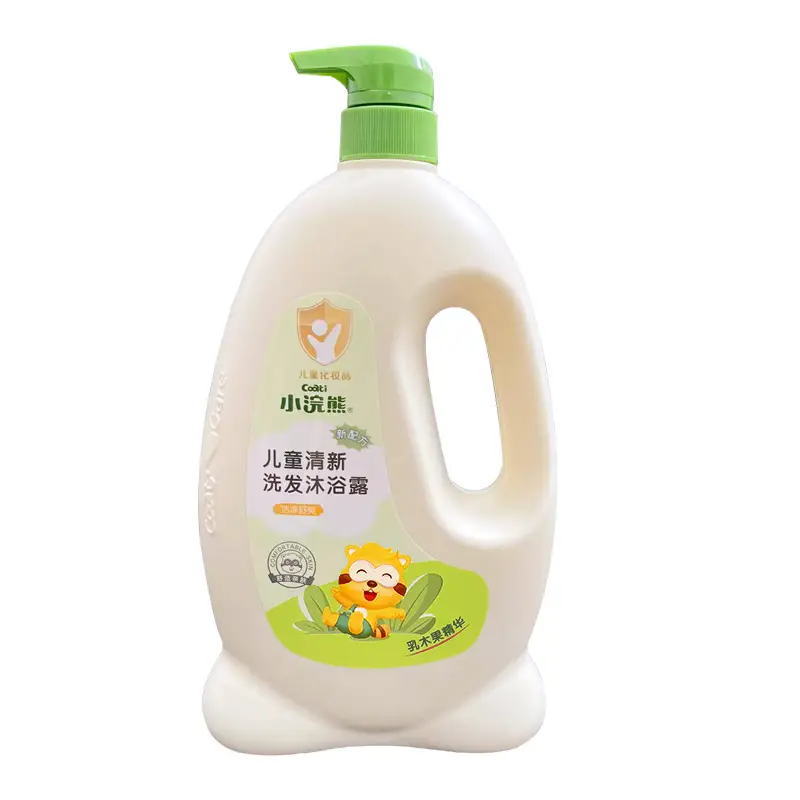 Little Raccoon Children's Shampoo and Shower 2-in-1 1080ml Shower Gel Baby Large Capacity Mild Formula Newborn