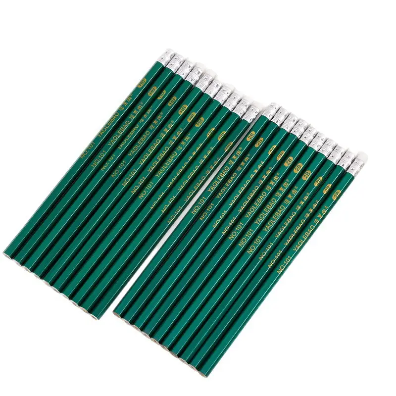 Hexagonal Green Pencil Hb Daily Writing Primary School Students Writing and Drawing Stationery Kidsren's Sketch Drawing Pencil Wholesale — feature 12
