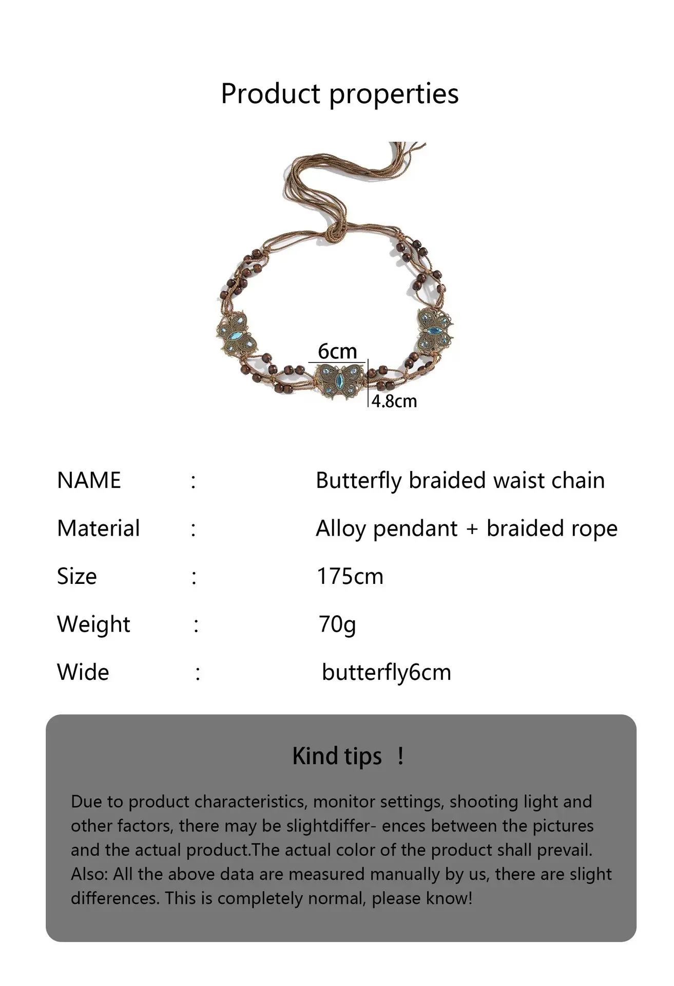 Bohemian Butterfly Belt for Women Spring Summer — feature 3