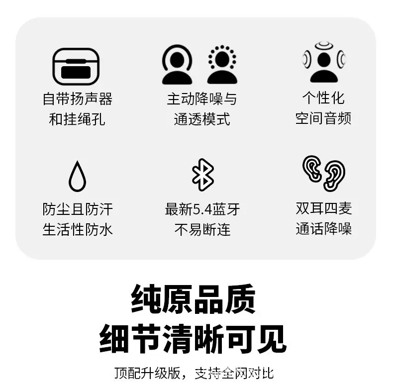 2025 A9PRO Noise Reduction Bluetooth Headset with Long Battery Life — feature 18