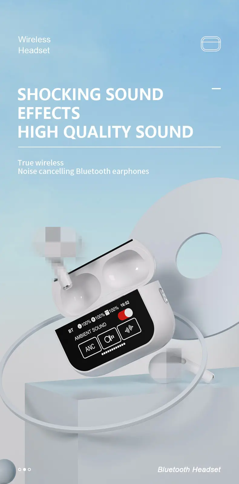 2025 A9PRO Noise Reduction Bluetooth Headset with Long Battery Life — feature 8