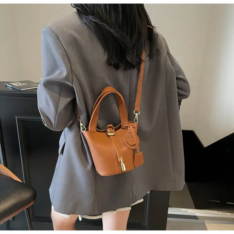 Women's 2-Piece PU Leather Shoulder Satchel Bags Cream Gold — feature 16