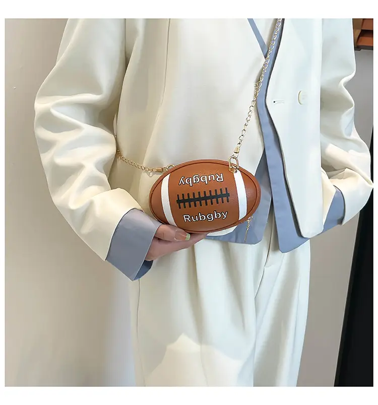 Rugby Patch Bag Set for Women Blue Retro Fashion — feature 38