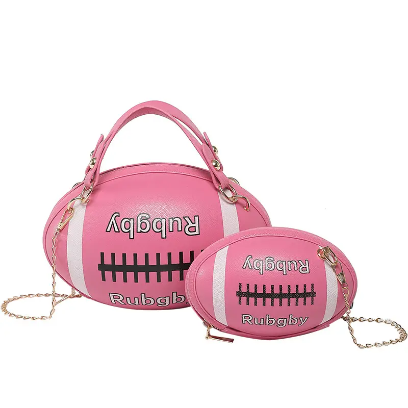 Rugby Patch Bag Set for Women Blue Retro Fashion - Image 4