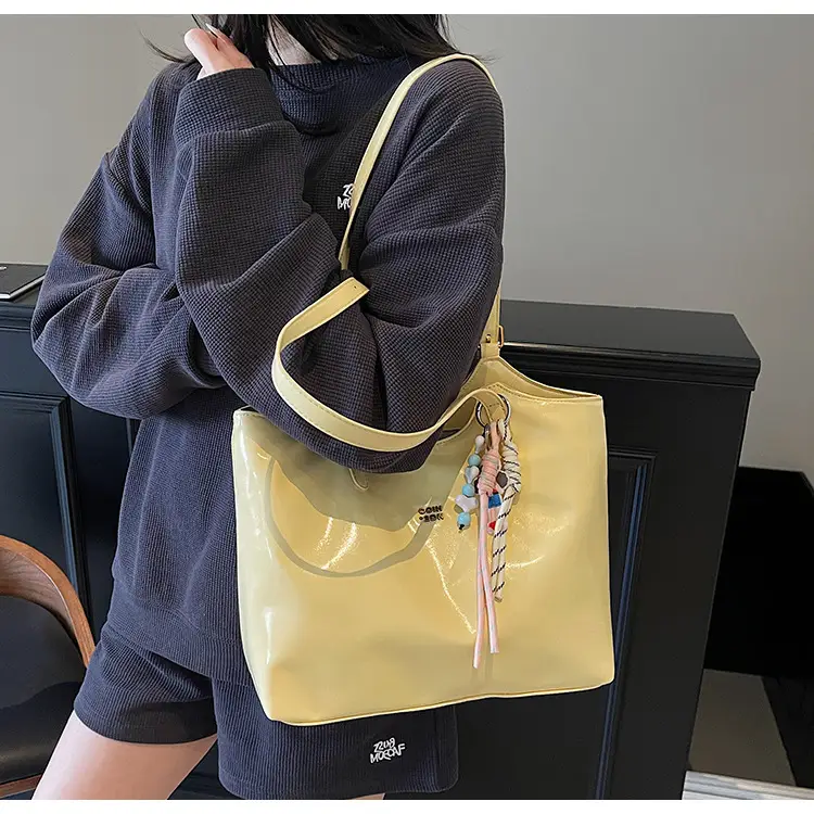 Yellow Crossbody Tote Bag for Women Large Capacity 2025 — feature 11