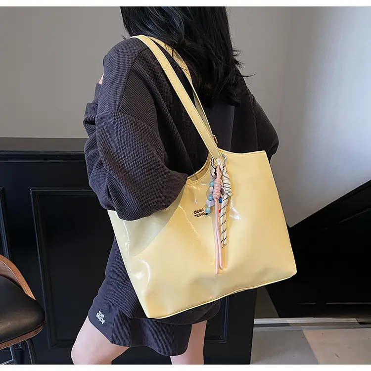 Yellow Crossbody Tote Bag for Women Large Capacity 2025 — feature 12