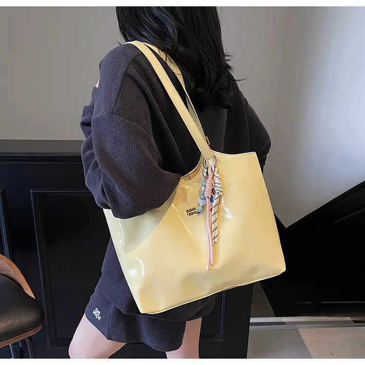 Yellow Crossbody Tote Bag for Women Large Capacity 2025 — feature 13