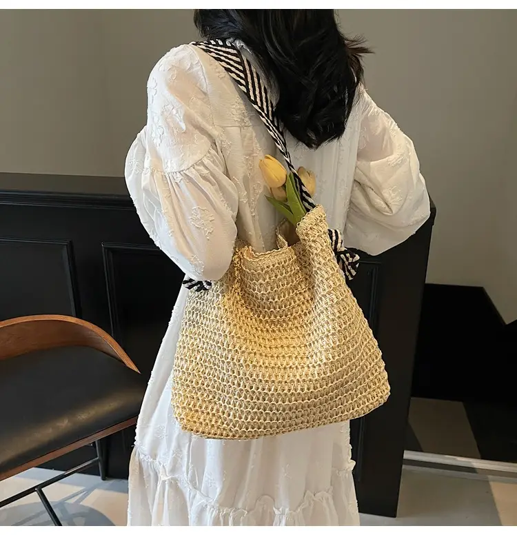 Crossbody Straw Woven Bag Large Capacity 2026 — feature 14