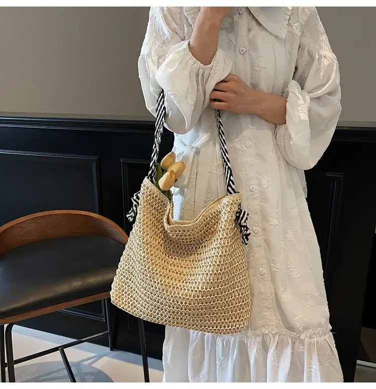Crossbody Straw Woven Bag Large Capacity 2026 — feature 15
