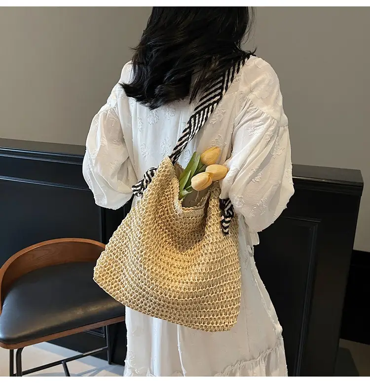 Crossbody Straw Woven Bag Large Capacity 2026 — feature 16