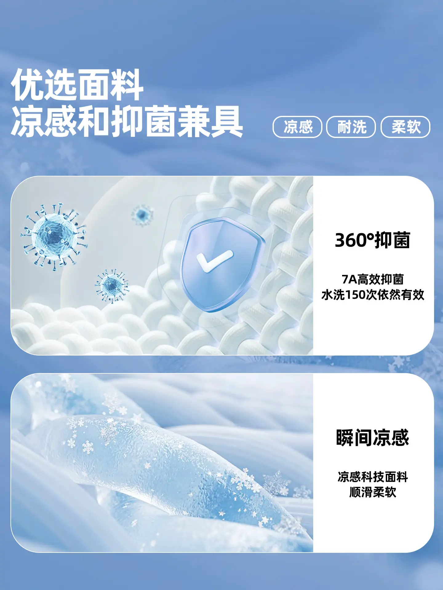 Baby Vest Sleeveless Summer Cool Moisture - Image 6