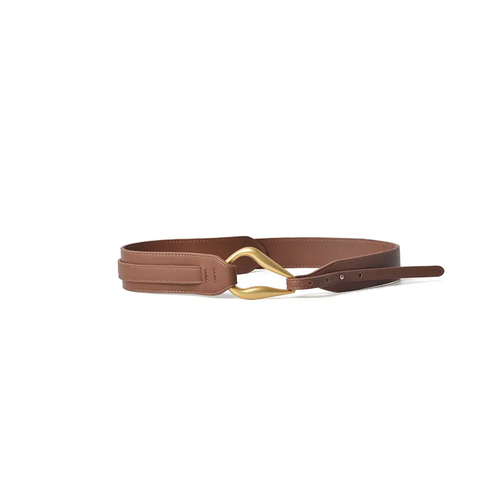 Black Elastic Wide Waist Belt for Dress & Casual Wear
