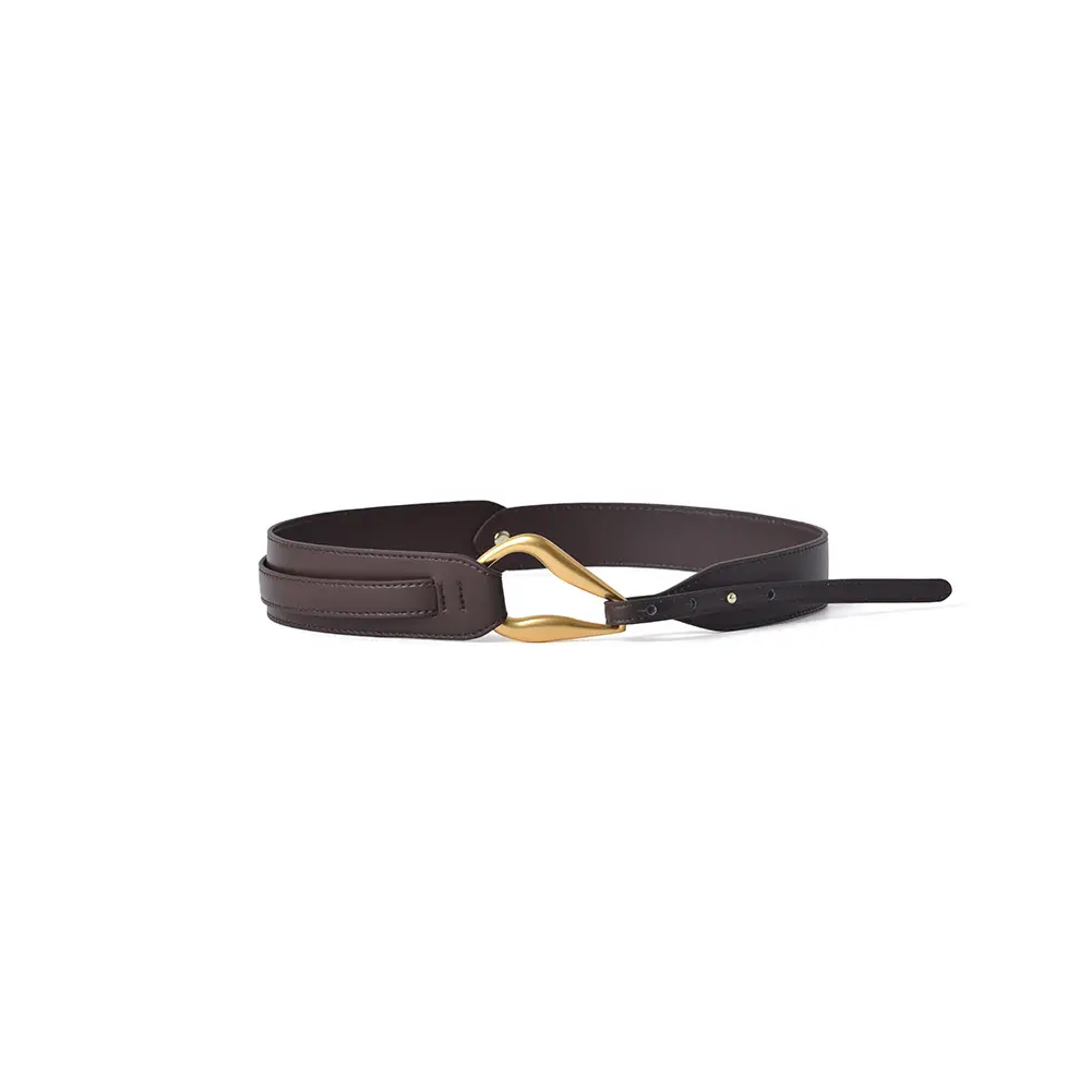 Black Elastic Wide Waist Belt for Dress & Casual Wear