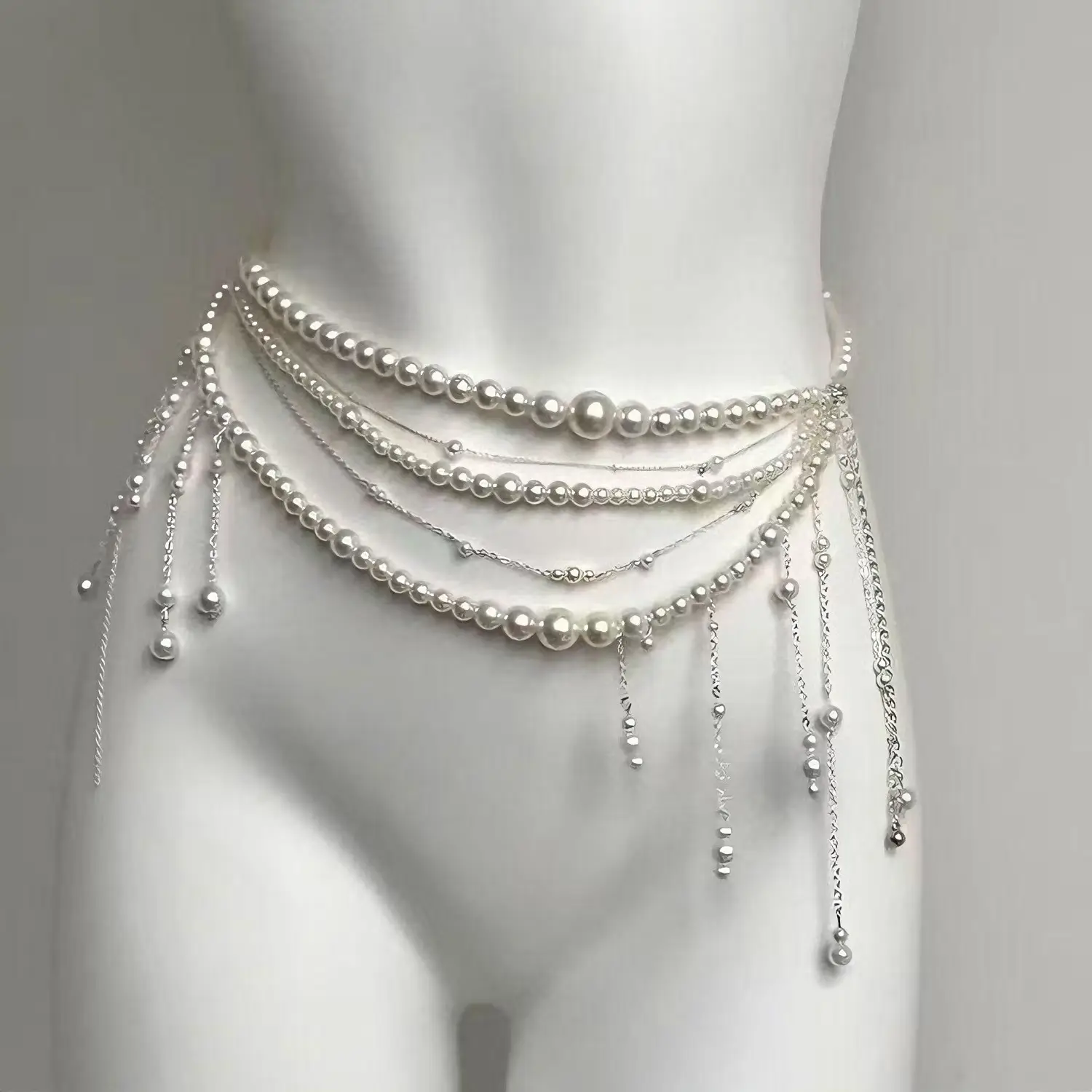 2025 Pearl Multi-Layer Waist Chain for Women - Image 3