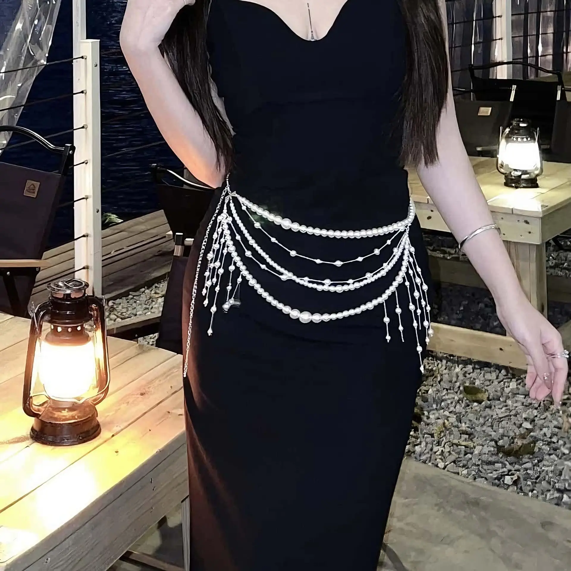 2025 Pearl Multi-Layer Waist Chain for Women — feature 9