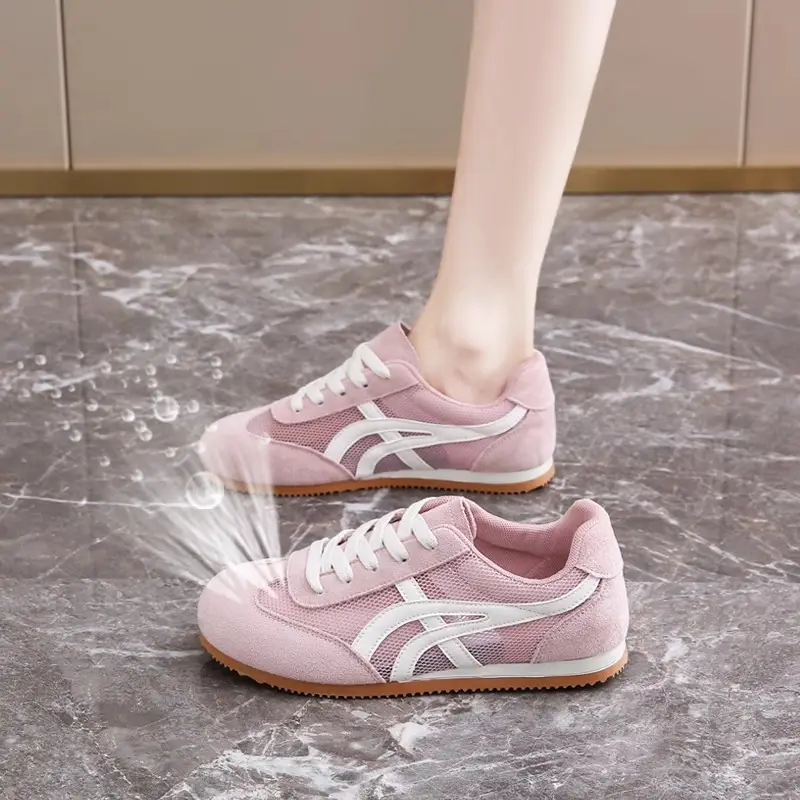 De Training Shoes Women's 2025 Summer New Retro Lightweight Breathable Running Mesh Forrest Gump Shoes Soft Sole Sports Shoes - Image 13