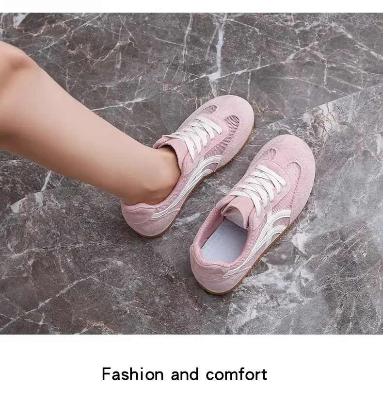 De Training Shoes Women's 2025 Summer New Retro Lightweight Breathable Running Mesh Forrest Gump Shoes Soft Sole Sports Shoes — feature 11