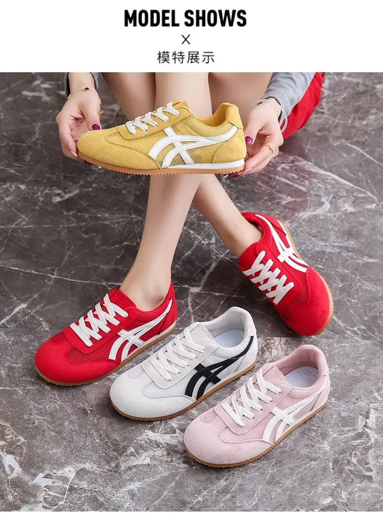 De Training Shoes Women's 2025 Summer New Retro Lightweight Breathable Running Mesh Forrest Gump Shoes Soft Sole Sports Shoes — feature 4