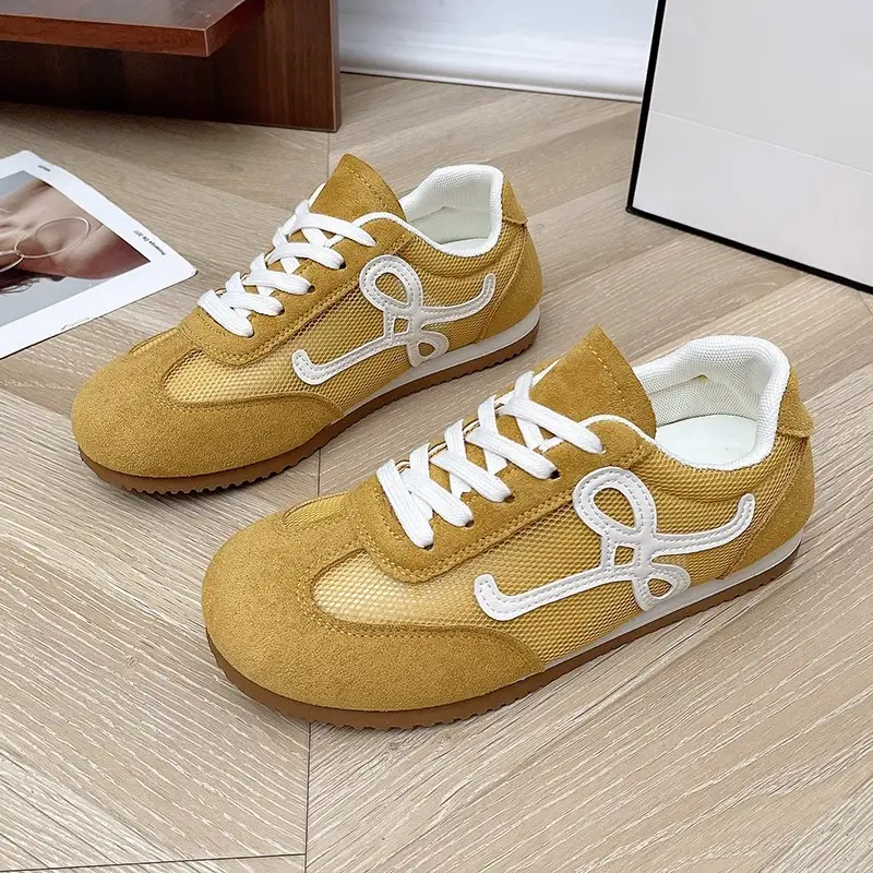 De Training Shoes Women's 2025 Summer New Retro Lightweight Breathable Running Mesh Forrest Gump Shoes Soft Sole Sports Shoes - Image 2