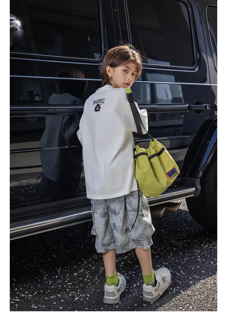 2026 Summer Ghost Boys T-Shirt Panda Round Short Sleeve — feature 27