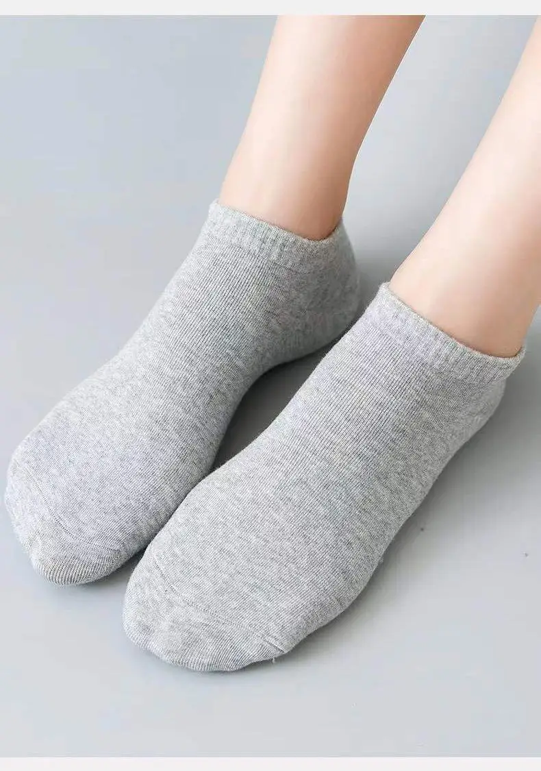Zhuji Socks Men's Four Seasons Black and White Gray Boat Socks Shallow Mouth Men's Socks Breathable Deodorant Mid-Tube Socks Disposable Socks Wholesale — feature 12