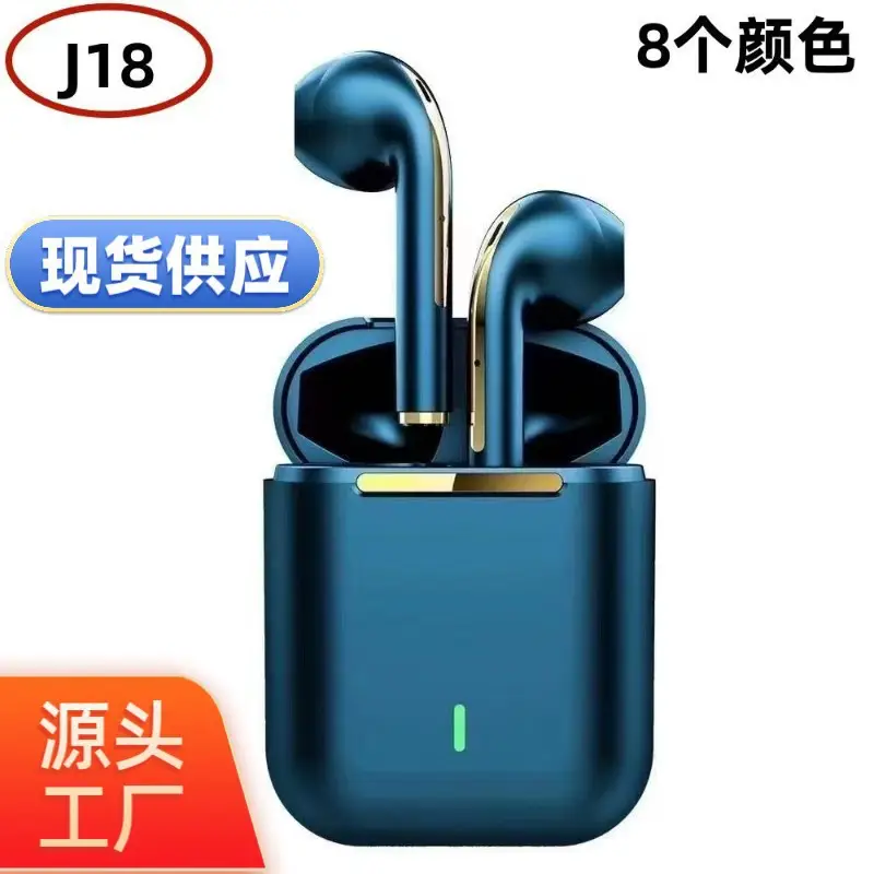 White Moon Bluetooth Earphones with Charging Case