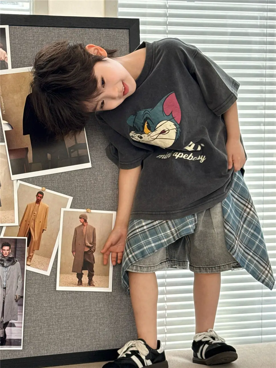 2026 Kids Cotton T-Shirt Nope Mini Room Cartoon Print