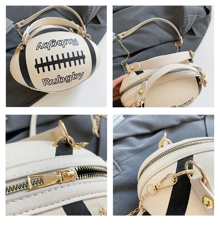 2025 New Contrasting Letter Cylindrical Bag Black — feature 10