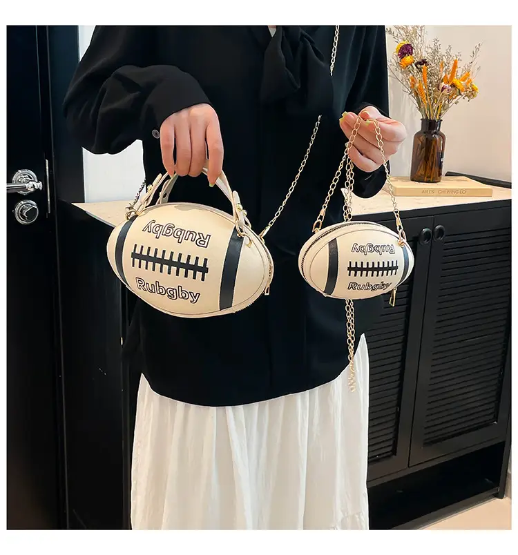 2025 New Contrasting Letter Cylindrical Bag Black — feature 12