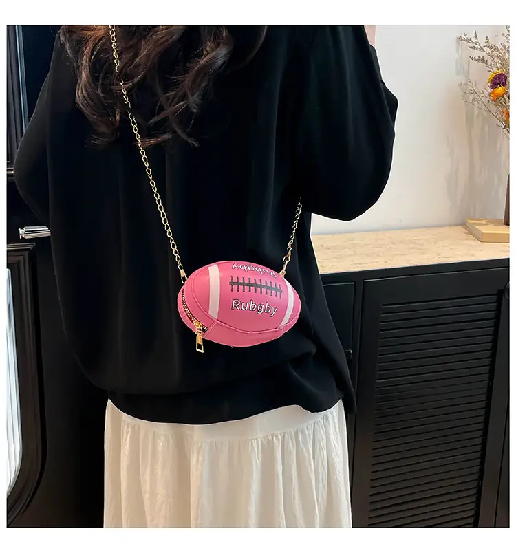 2025 New Contrasting Letter Cylindrical Bag Black — feature 16