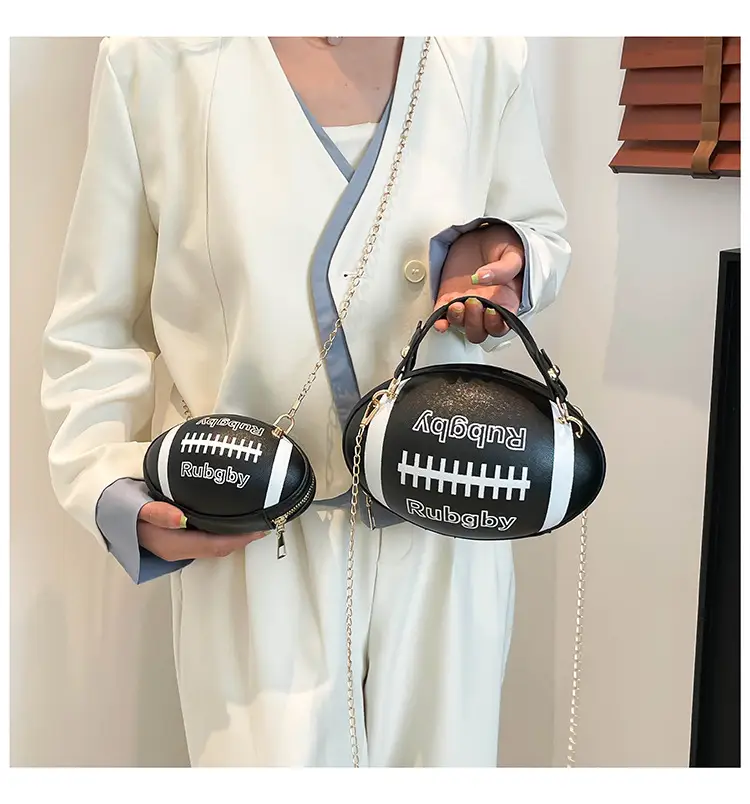 2025 New Contrasting Letter Cylindrical Bag Black — feature 25