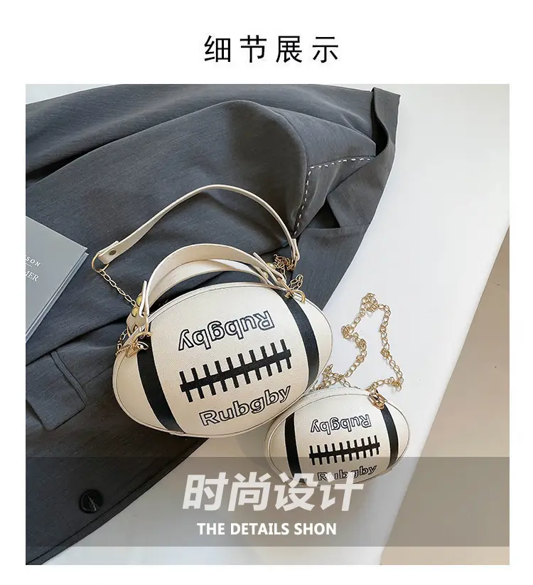 2025 New Contrasting Letter Cylindrical Bag Black — feature 3