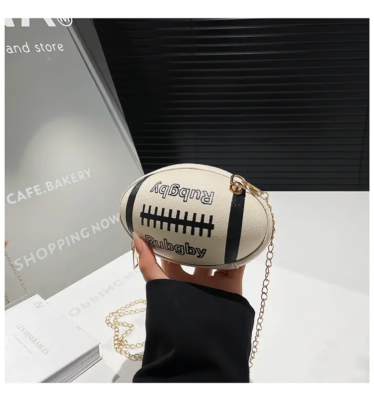 2025 New Contrasting Letter Cylindrical Bag Black - Image 2