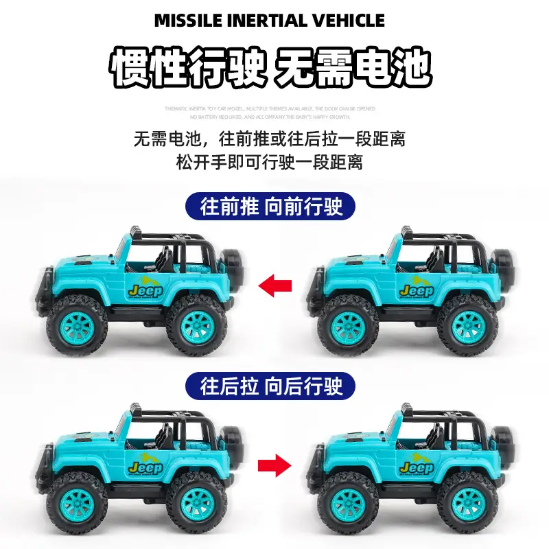 Kids Off-road Police Car Simulation Toy - Image 82