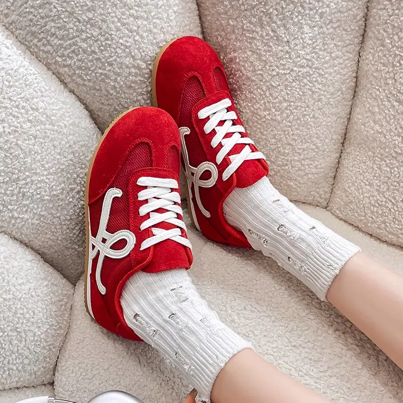 Mesh Breathable Moral Training Shoes for Women 2025 New Spring and Summer Thin White Shoes Sports and Leisure Women's Shoes Forrest Gump Shoes - Image 7