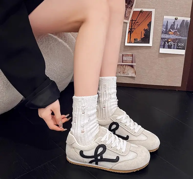 Mesh Breathable Moral Training Shoes for Women 2025 New Spring and Summer Thin White Shoes Sports and Leisure Women's Shoes Forrest Gump Shoes — feature 13