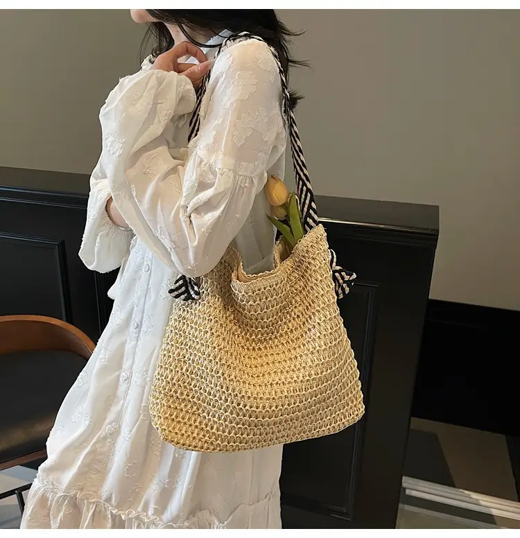 Women's Woven Crossbody Bag Large Capacity 2025 — feature 14