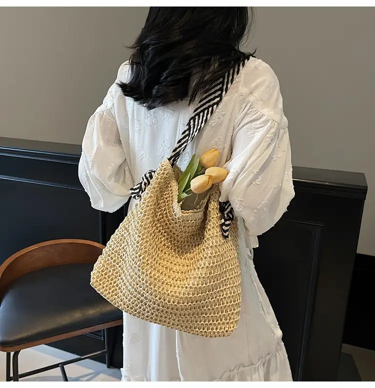 Women's Woven Crossbody Bag Large Capacity 2025 — feature 16