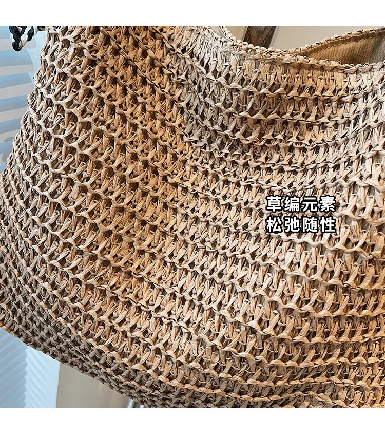 Women's Woven Crossbody Bag Large Capacity 2025 — feature 3